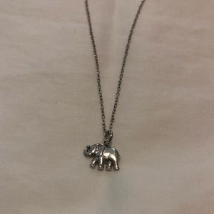 Silver Elephant Charm necklace